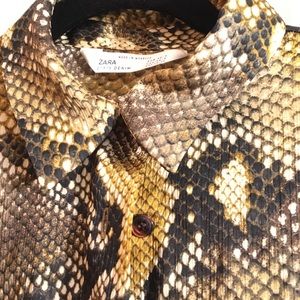 Zara blouse Z1975 Denim